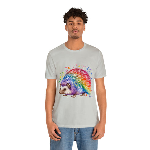 Rainbow Hedgehog - Short Sleeve Tee